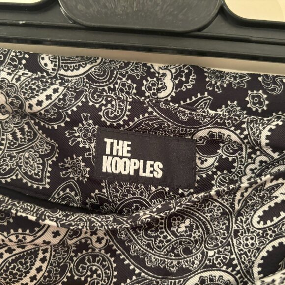 (NWOT) The Kooples Paisley-Print Belted Mini Skirt (L) - Picture 6 of 7